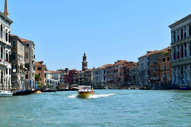 Seafood dinner in Venice
