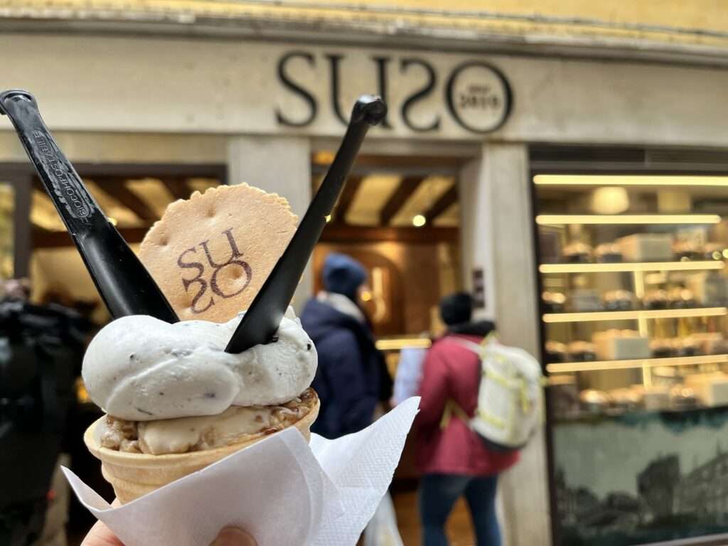 SUSO gelato in Venice