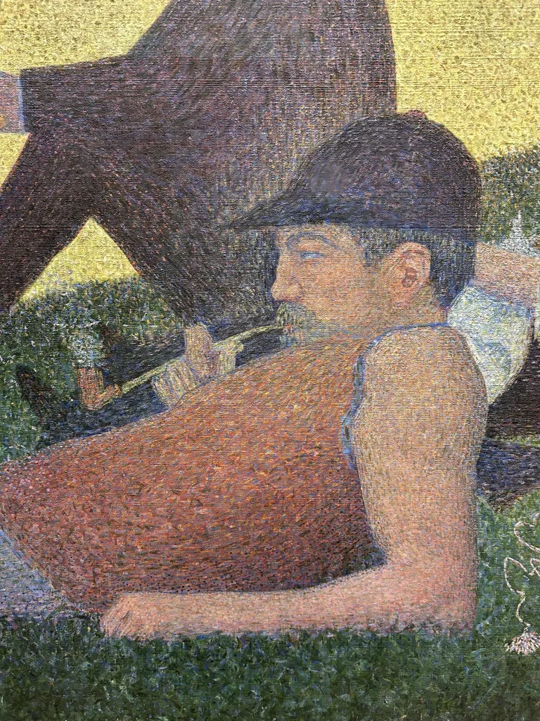 グランド・ジャット島の日曜日の午後《A Sunday on La Grande Jatte — 1884》/スーラ(Gallery 240)の近接写真