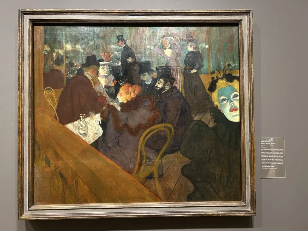 ムーラン・ルージュにて《At the Moulin Rouge》/トゥールーズ=ロートレック(Gallery 242)